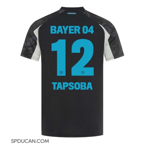 Muški Nogometni Dres Bayer Leverkusen Edmond Tapsoba #12 Rezervni 2024-25 Kratak Rukav